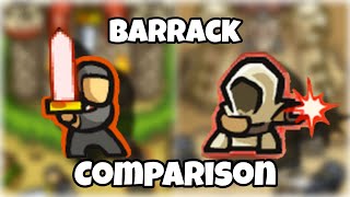 Assassins and Templars Comparison (Kingdom Rush Frontiers)