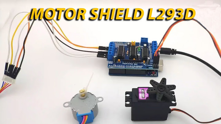 Hướng dẫn sử dụng arduino motor shield l293d