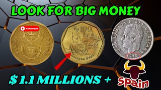 Top Rare Coins from Spain, Indonesia u0026 South Africa Worth Big Money!
