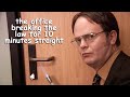 The office breaking the law for 10 minutes straight  the office us  comedy bites
