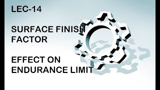 Surface Finish Factor ,Effect Of Surface Finish On Endurance Limit