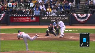 2011/10/16 Brewers' three-run second