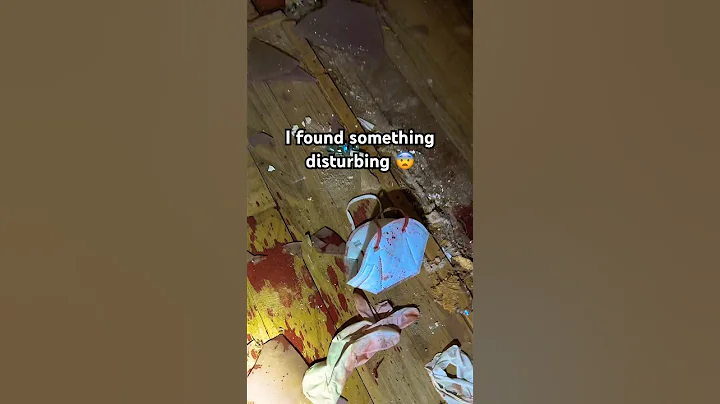 I found something disturbing in this abandoned house #urbex #abandoned #creepy #shorts