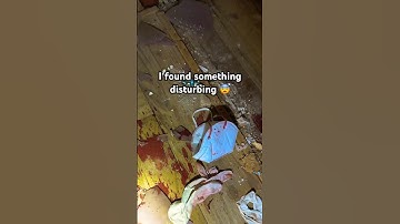 I found something disturbing in this abandoned house #urbex #abandoned #creepy #shorts