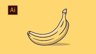 Adobe Illustrator Tutorial // Create a Vector Banana from Sketch