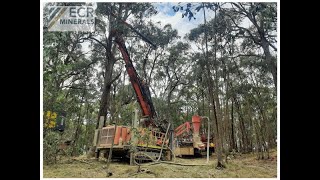ECR Minerals PLC (AIM:ECR) Technical Director Adam Jones at Davey Road prospect, Creswick