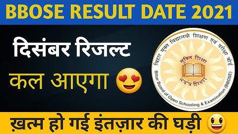 bbose december exam result 2021 | bbose result 2021 - Final date  | bbose result 2021 | bbose exam