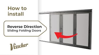 Reverse Sliding Door Direction | Visscher Step by Step Instructions