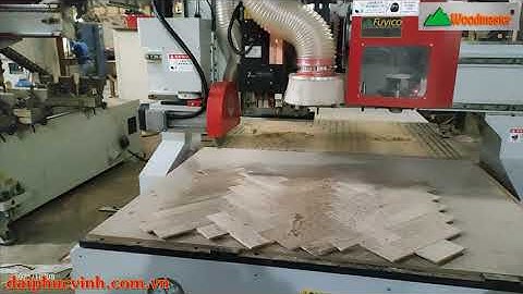 MÁY GIA CÔNG TRUNG TÂM CNC 2.5D Full option Lưỡi cưa , cụm khoan, Router thay dao tự động WM-1325RBS