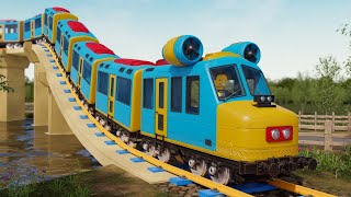 ⭕ Stealing the Museum Train Fail - Lego City Cartoon - Train Cartoon for kids
