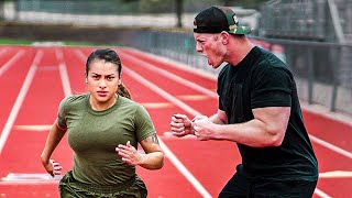 US Marine Takes on the US Navy Physical Readiness Test