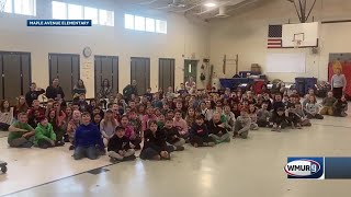 'Good Morning, New Hampshire' message from Maple Avenue Elementary