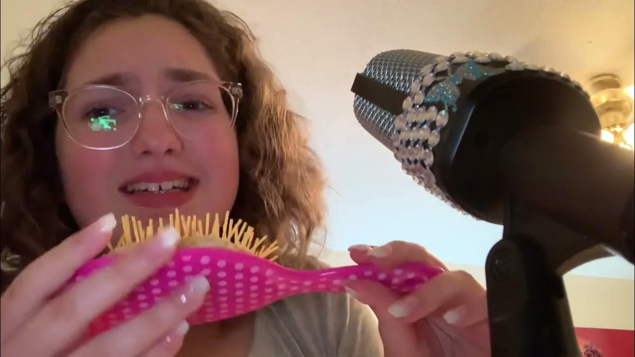 Asmr edible hairbrush/honeybee asmr inspired \ YouTube