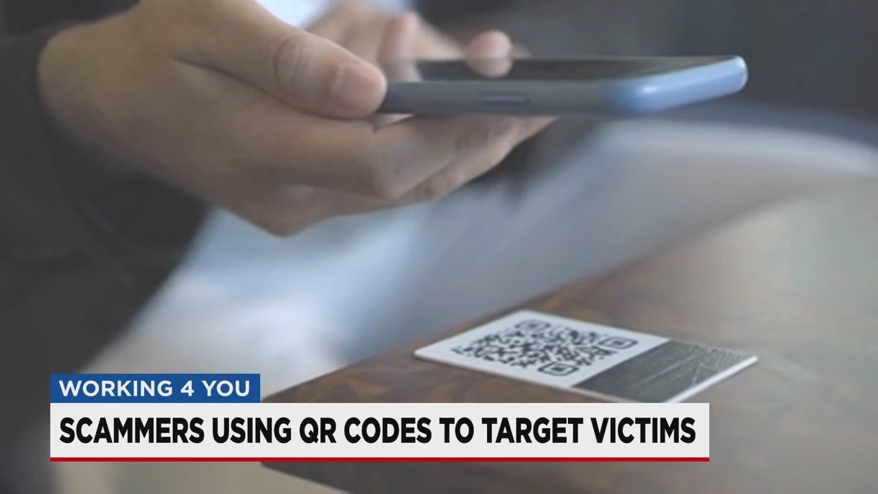 Hackers using QR codes to steal information - YouTube