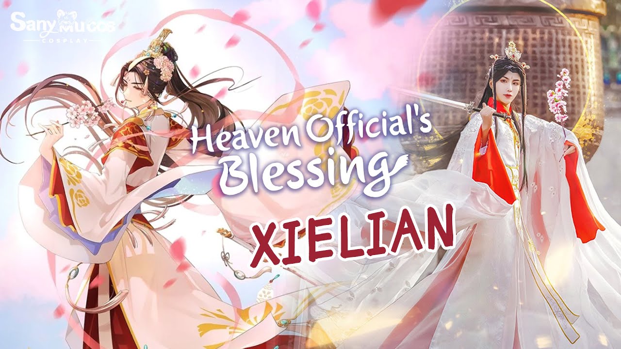 【SanyMuCos】Heaven Official's Blessing Xie Lian: Flower Crown Martial God Cosplay Costume Detail Show