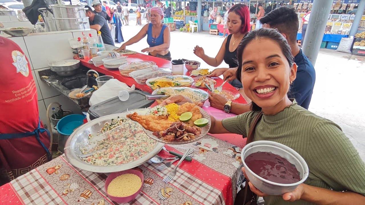 TUDO DA NOSSA MANHÃ INCRÍVEL EM BELÉM/ DO CAFÉ AO ALMOÇO/ MERCADO VER-O-PESO/ RIBEIRINHA/ AMAZÔNIA