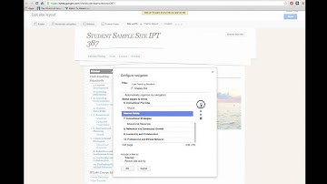 Submenu and Subpage tutorial