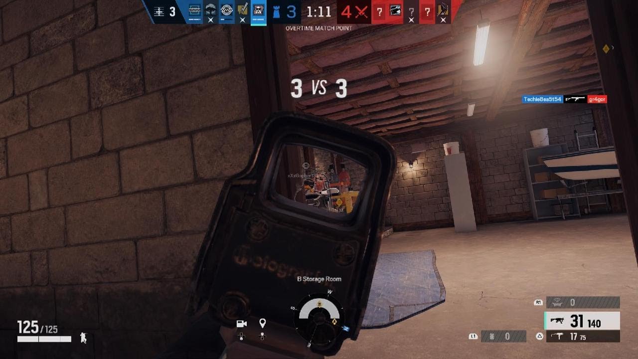 Tom Clancy's Rainbow Six Siege 4 kills - YouTube