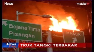 Kronologis Kecelakaan Minibus & Truk Pertamina Terjun dari Tol dan Terbakar - iNews Pagi 21/07