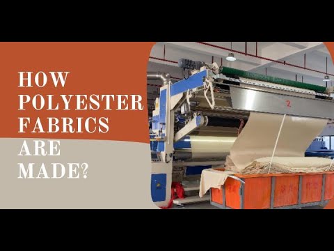 Chinese Textile Factories Produce Polyester Fabrics Like This | The Complete Production