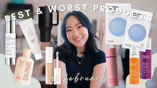 BEST & WORST PRODUCTS OF FEBRUARY: lots of skincare products, best leakproof water tumbler & more