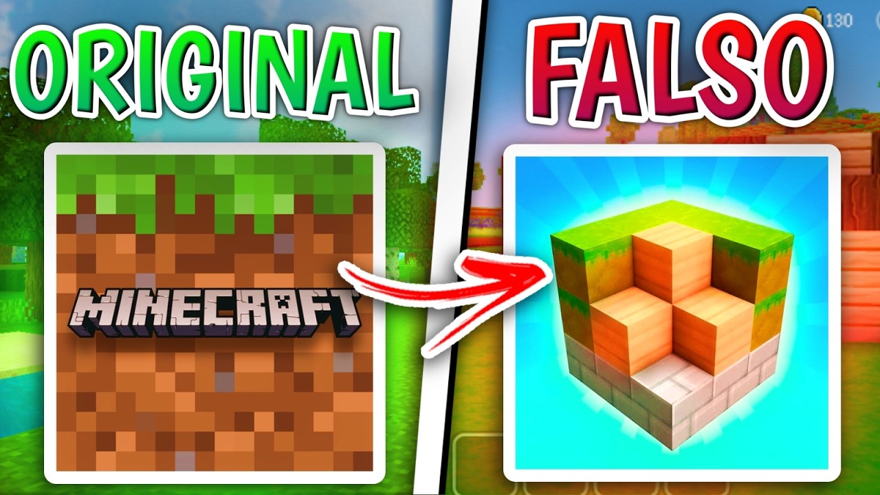 TESTANDO CÓPIAS DE MINECRAFT! *qual é mais parecida?