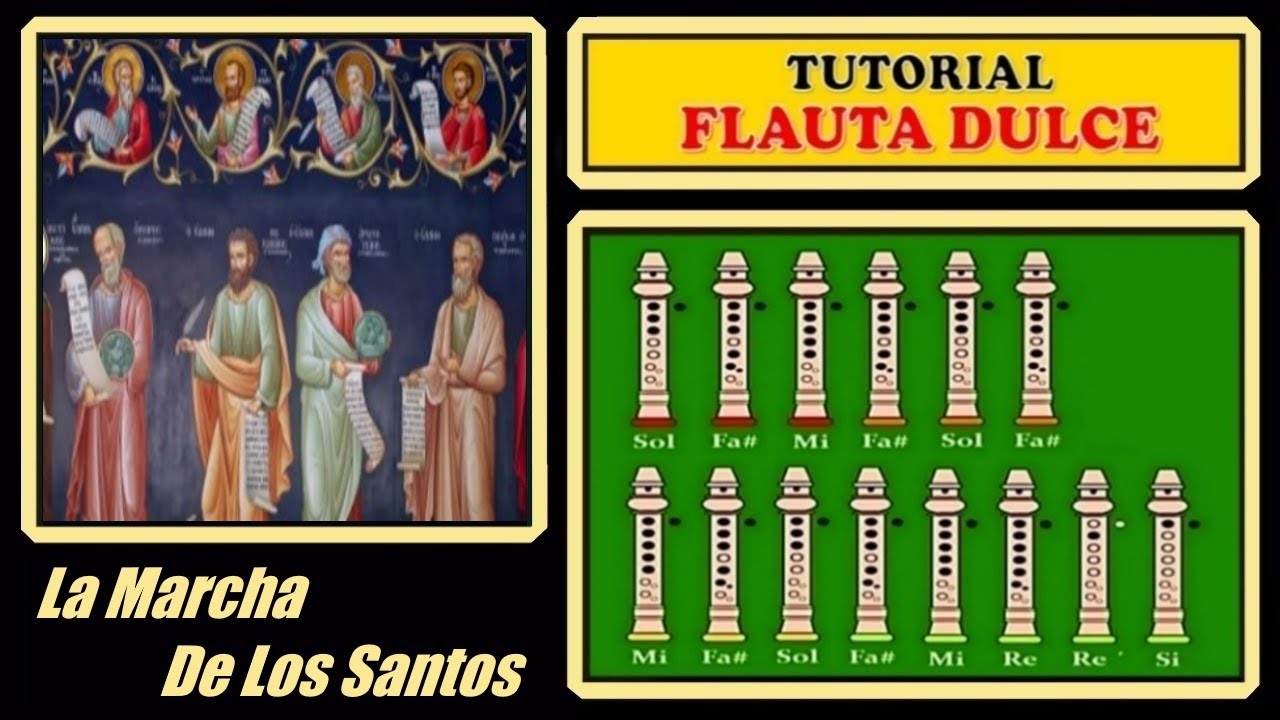 pico Sillón de ahora en adelante la marcha de los santos flauta pedir