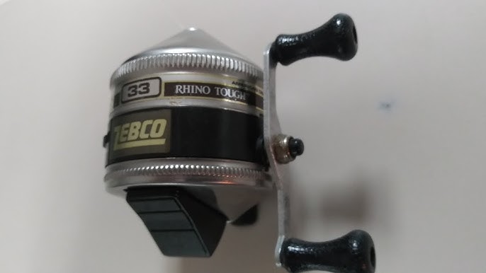 how to clean a 89 ZEBCO 33 rhino tough spin-cast reel maintenance 