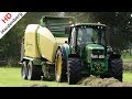 Pressing bales | John Deere 6420 + Krone Comprima CF 155 XC | Balen persen | Pater | 2017.