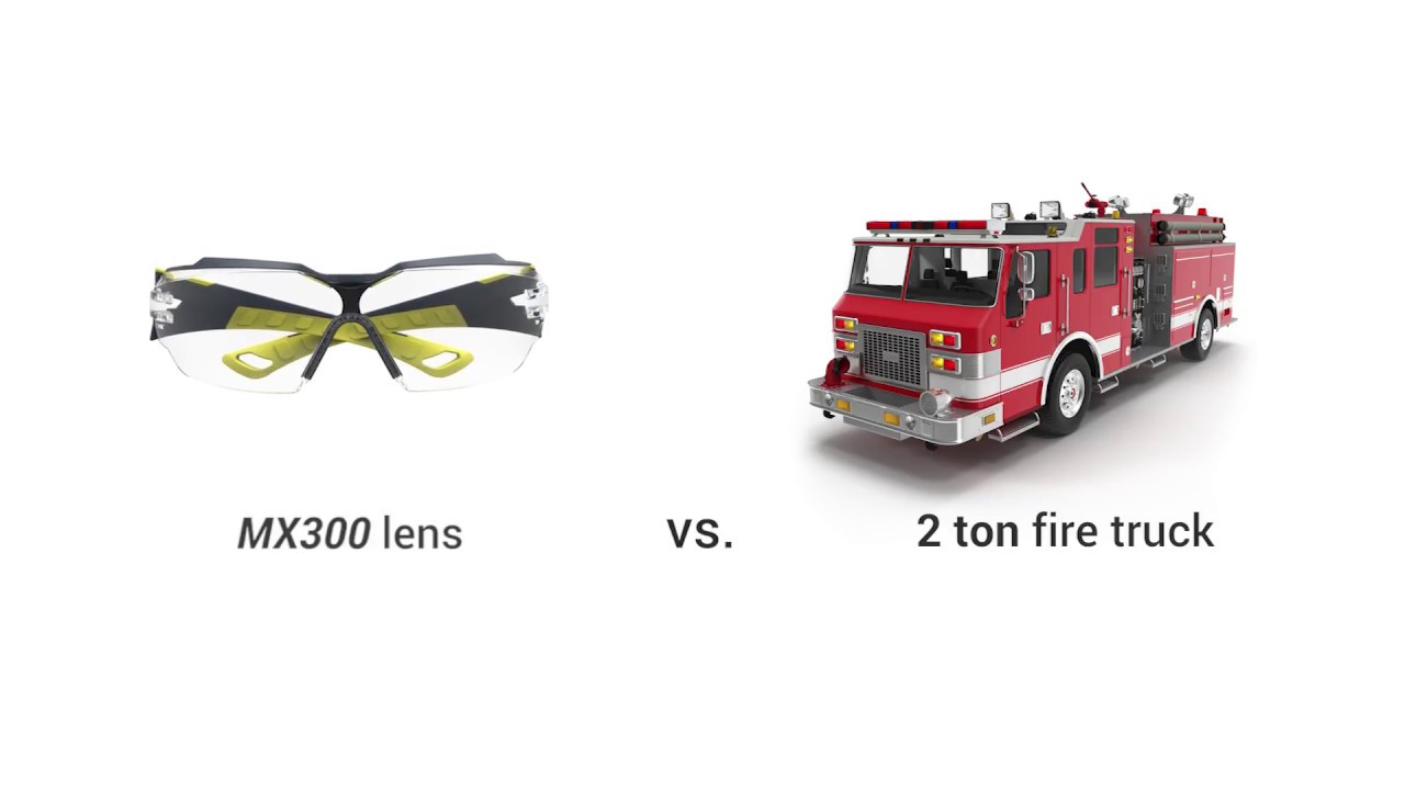 HexArmor Safety Lenses vs. Two Ton Firetruck YouTube