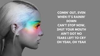 Ariana Grande - No Tears Left To Cry (Lyrics)