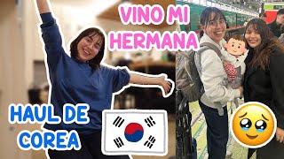 VINO MI HERMANA DE VISITA  ME TRAJO TODO ESTO DE COREA   | Juli