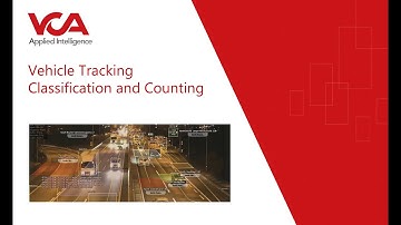 AI Video Technology for Vehicle Tracking, Classification and Counting from VCA Technology