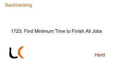 Leetcode Hard: 1723 Find Minimum Time to Finish All Jobs