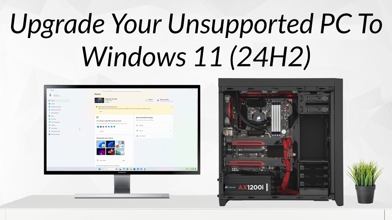 How To Upgrade To Windows 11 24H2 on any Unsupported PC | New Method 2025