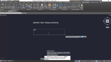 Promine AutoCAD Tip of the Week: IMPORT TEXT