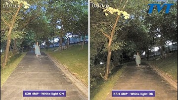 C3H 4MP VS E3H 4MP Night Vision
