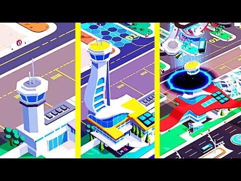 Idle Airport Tycoon! MAX LEVEL RESEARCH EVOLUTION! TERMINALS & TRANSPORTATION Max Level! Pika Guyy