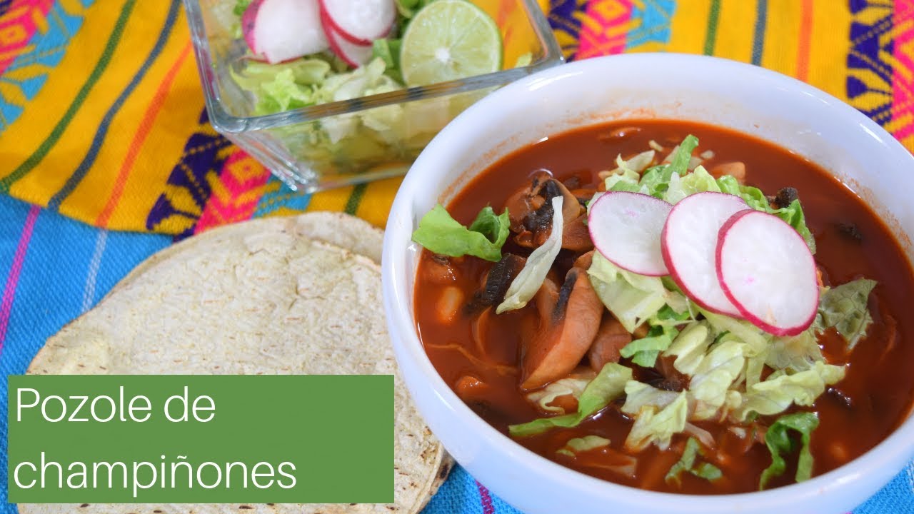 Pozole de champiñones