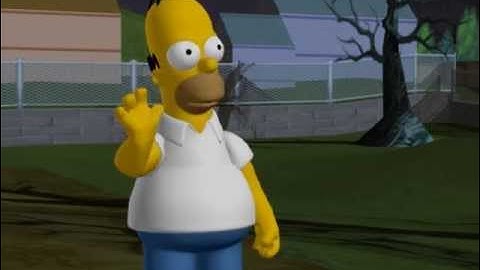 the simpsons hit and run final cutscene