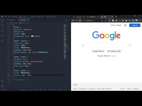 ASMR Programming - Google Search Page (HTML - CSS)