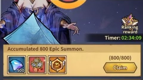 Legend Scrolls|Adela Myth|Epic Summon Event Completed