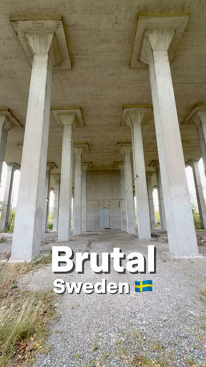 🇸🇪Sweden - Brutal Stockholm: so much concrete and urbex around Stockholm! water reservoirs & mines