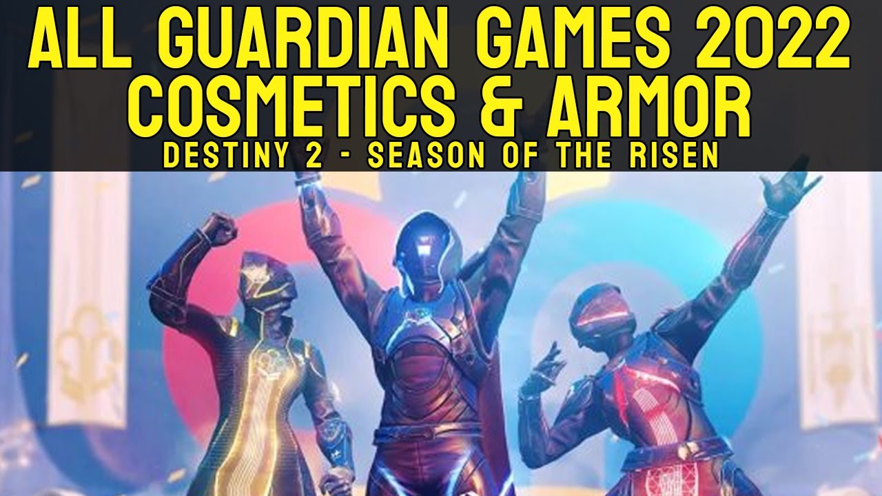All Guardian Games 2022 Cosmetics & Armor Destiny 2 YouTube
