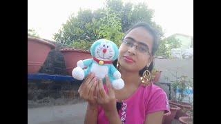 Soft Toy Doremon .... How to Make Soft Toy Doorman At Home In Hindi screenshot 4