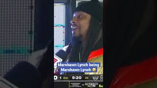 Marshawn Lynch being Marshawn Lynch 🤣