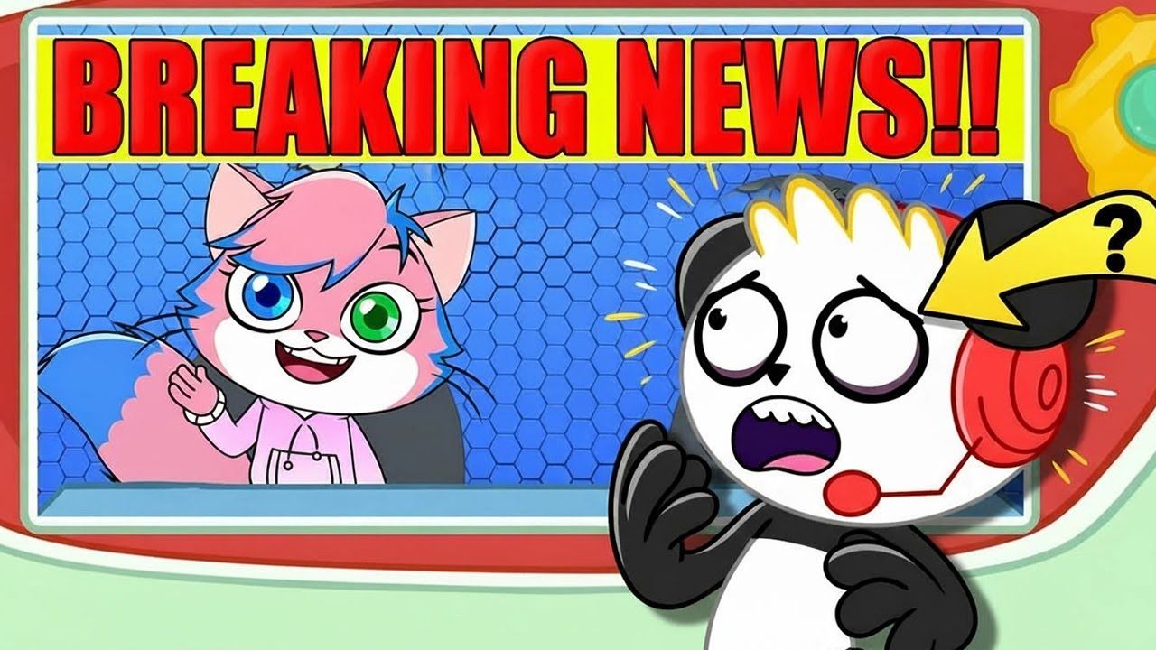 Combo Panda’s BIGGEST SECRET!? News Vs. Rumors! Alpha Lexa is the School News Reporter!