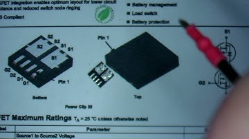 How to test N and P-channel MosFETs with the Multimeter