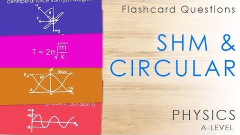 SHM & Circular - Flashcard Questions - A-level Physics Revision