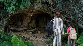 Leaving behind a tearful past, a single mother rebuilds her life from scratch in a cave